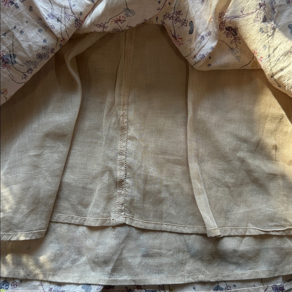 Ba&sh Beige Belle dress nude size 3 or US 8 cotton lined - Picture 8 of 15